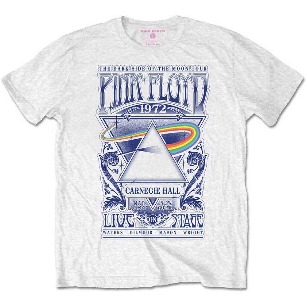 Pink Floyd Carnegie Hall Poster Mens T Shirt