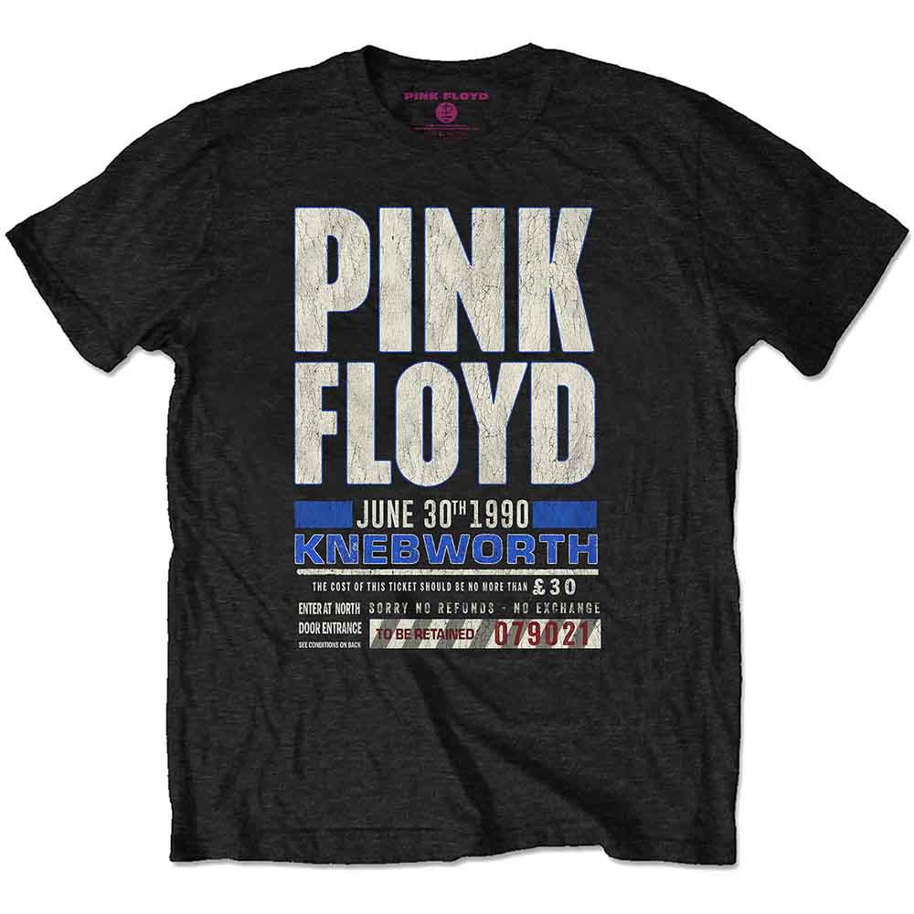 Pink Floyd Knebworth '90 Red Mens T Shirt