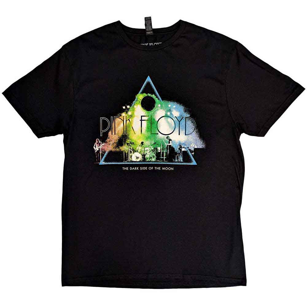 Pink Floyd Live Band Rainbow Tone Mens T Shirt