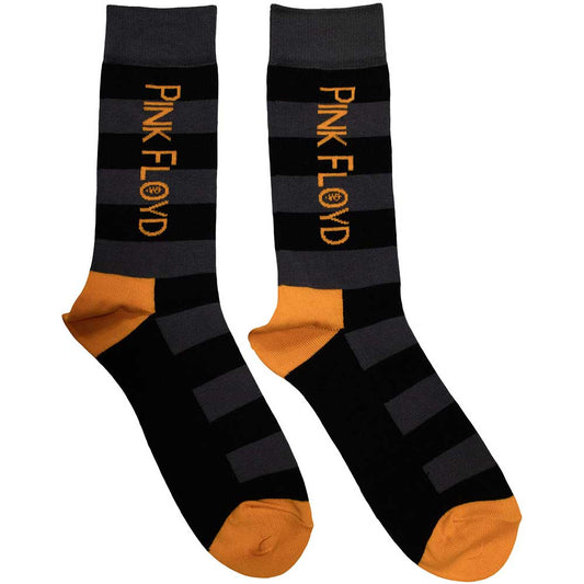 Pink Floyd Orange Logo Socks Black