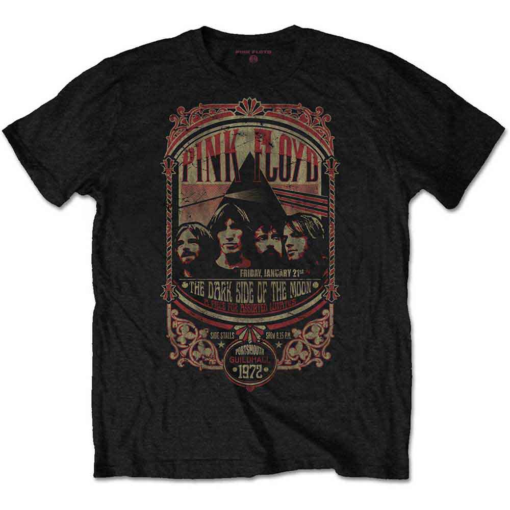 Pink Floyd Portsmouth 1972 Mens T Shirt