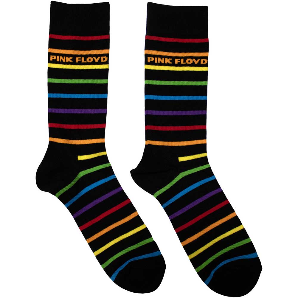 Pink Floyd Prism Stripes Socks Black