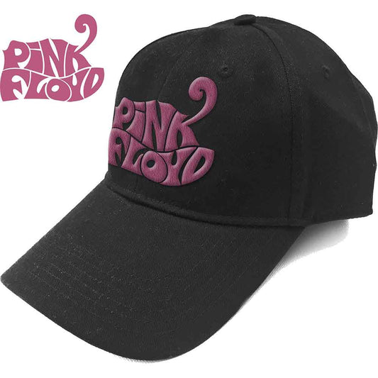 Pink Floyd Retro Swirl Logo Hat Black