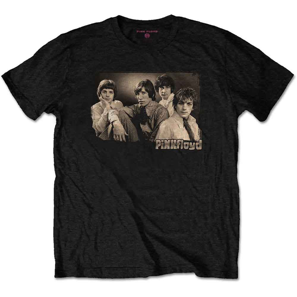 Pink Floyd Sepia Cravats Mens T Shirt