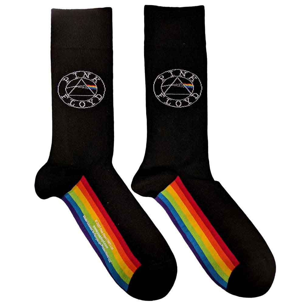 Pink Floyd Spectrum Sole Socks Black