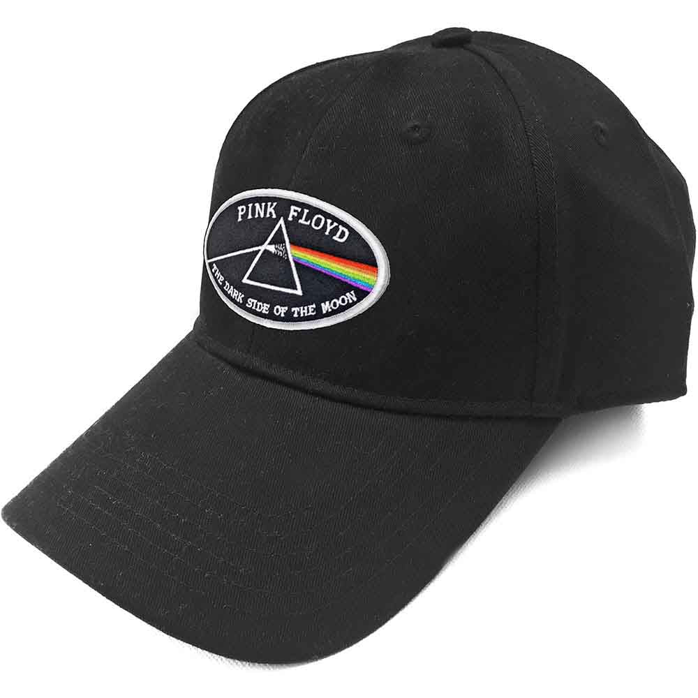 Pink Floyd The Dark Side of the Moon White Border Hat Black