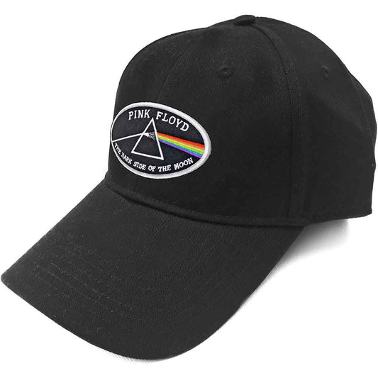 Pink Floyd The Dark Side of the Moon White Border Hat Black