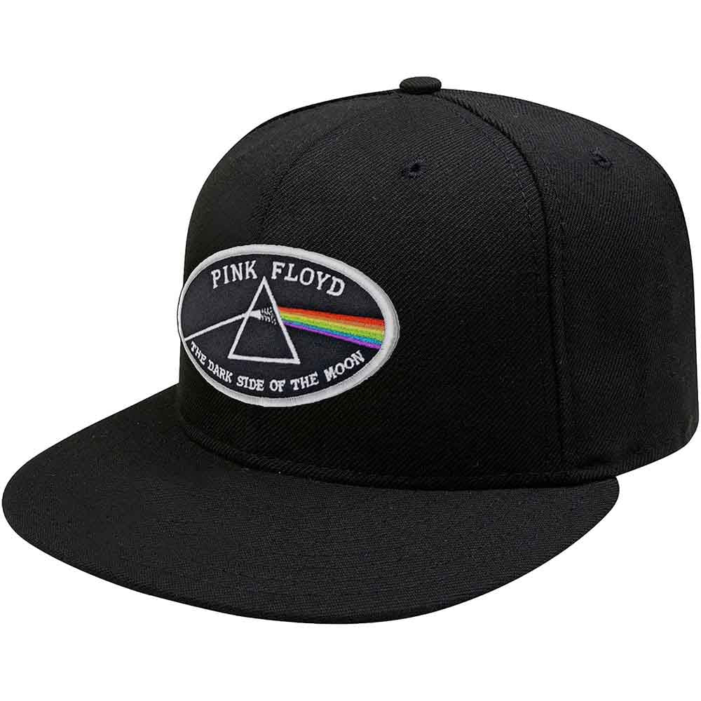 Pink Floyd The Dark Side of the Moon White Border Hat Black