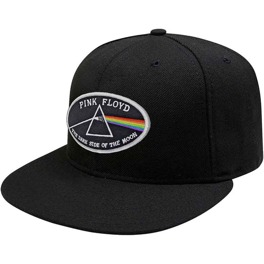 Pink Floyd The Dark Side of the Moon White Border Hat Black