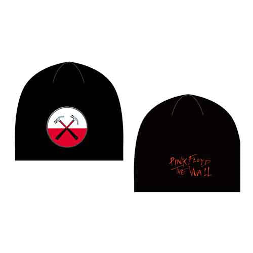 Pink Floyd The Wall Hammers Logo Beanie Hat Black