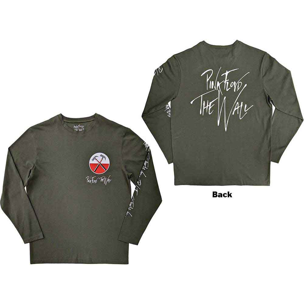 Pink Floyd The Wall Hammers Logo Long Sleeve Shirt