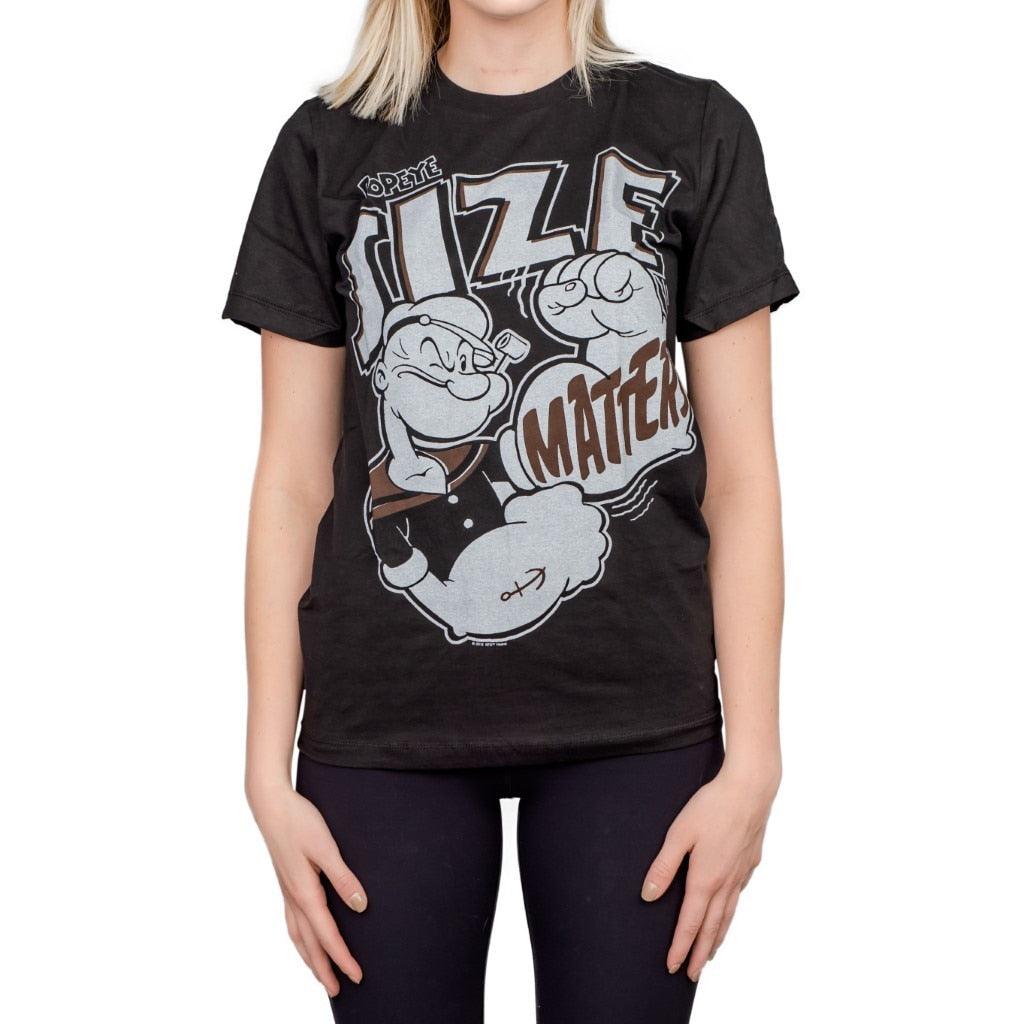 Popeye Size Matters Big Arms T Shirt