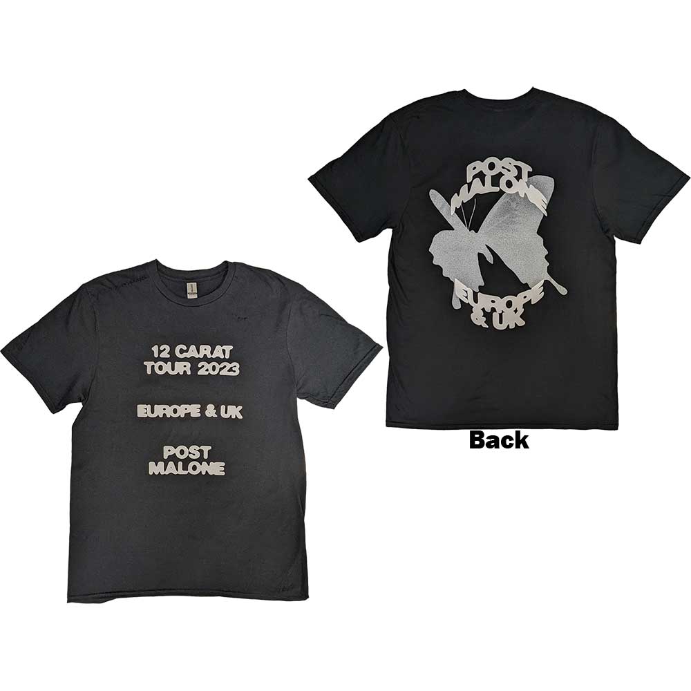 Post Malone Butterfly Logo 2023 Tour Mens T Shirt
