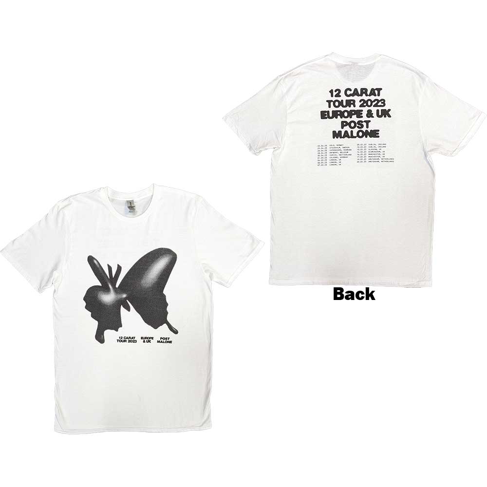 Post Malone Inflatable Butterfly 2023 Tour Mens T Shirt