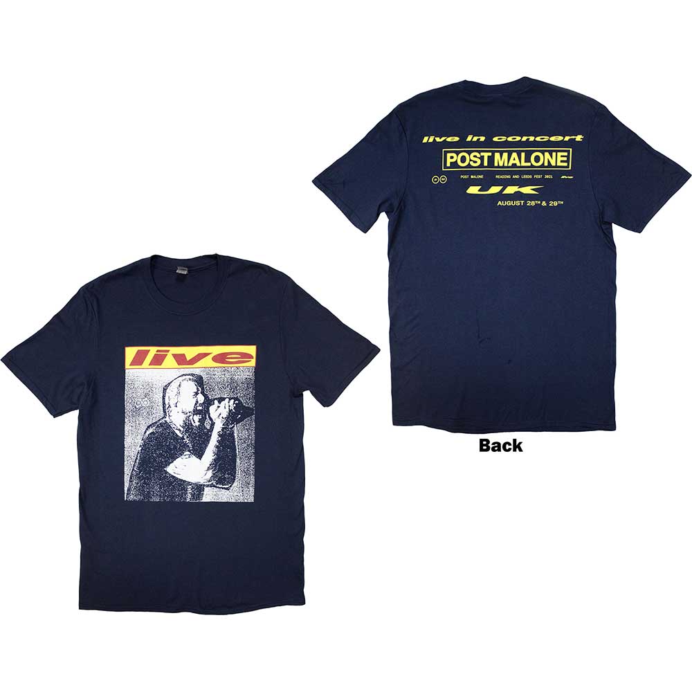Post Malone Live In Concert Mens T Shirt