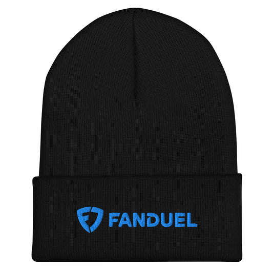 Postal - Fanduel Black Cuffed Beanie Hat
