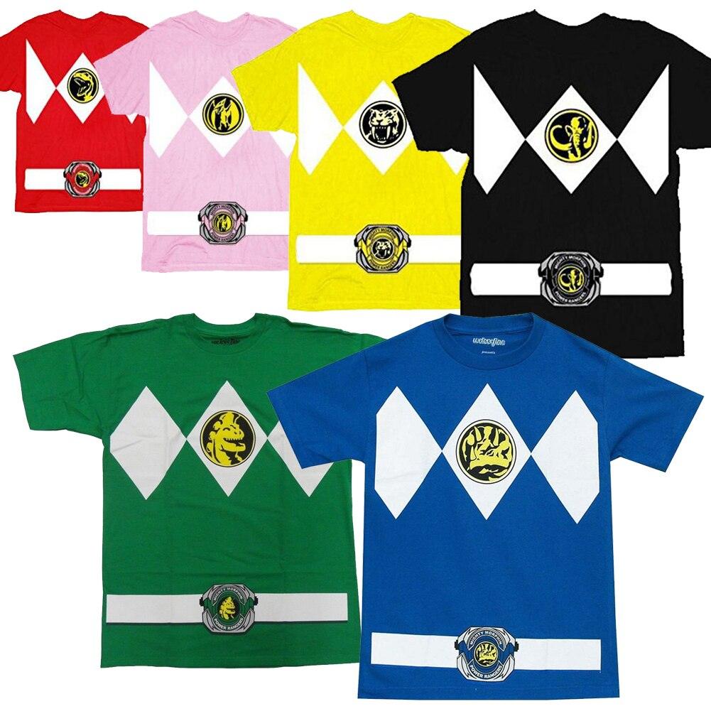 Power Rangers Costume Adult T Shirt