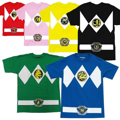 Power Rangers Costume Adult T Shirt
