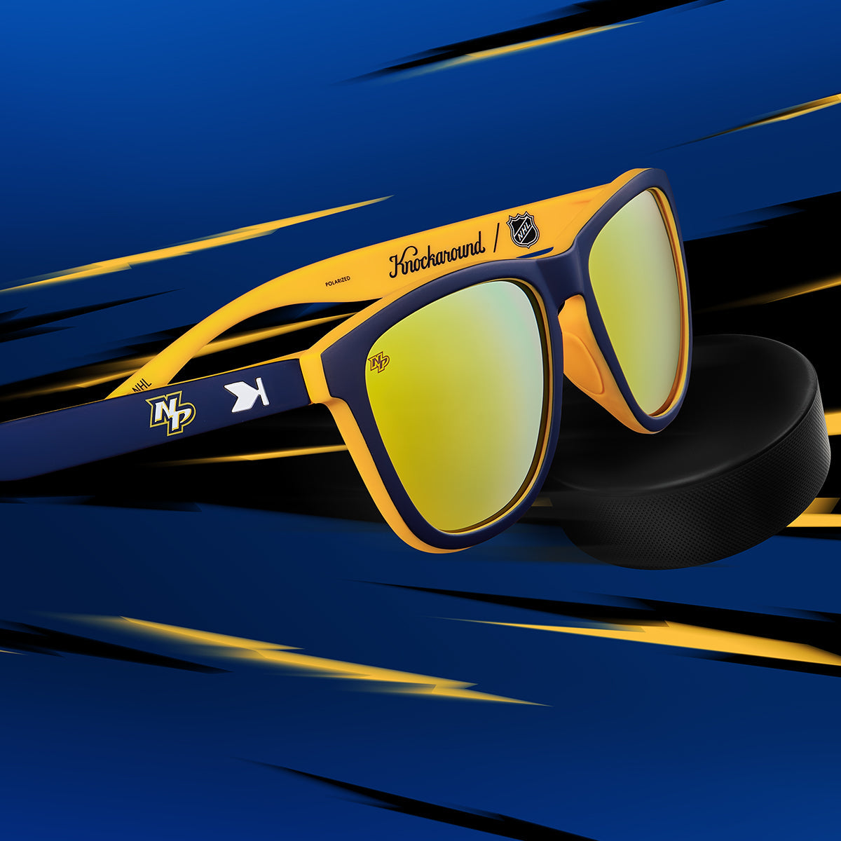 Nashville Predators Officially Licensed Knockaround Sunglasses