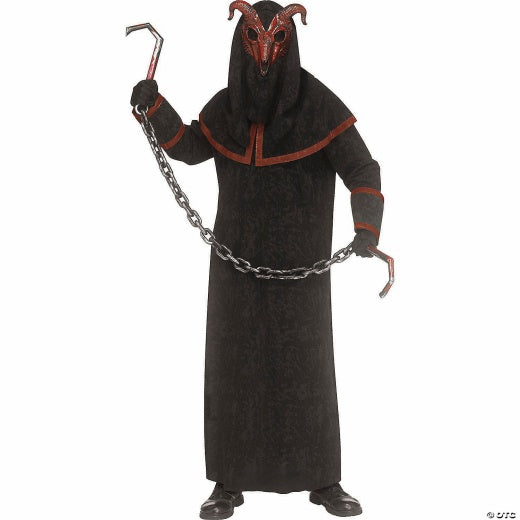 Ram Skull Satanic Demon Adult Pagan Goat Costume