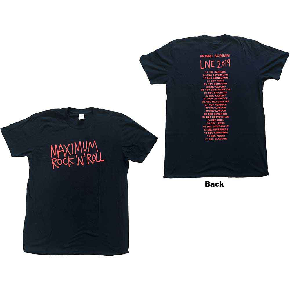Primal Scream Maximum RnR Mens T Shirt