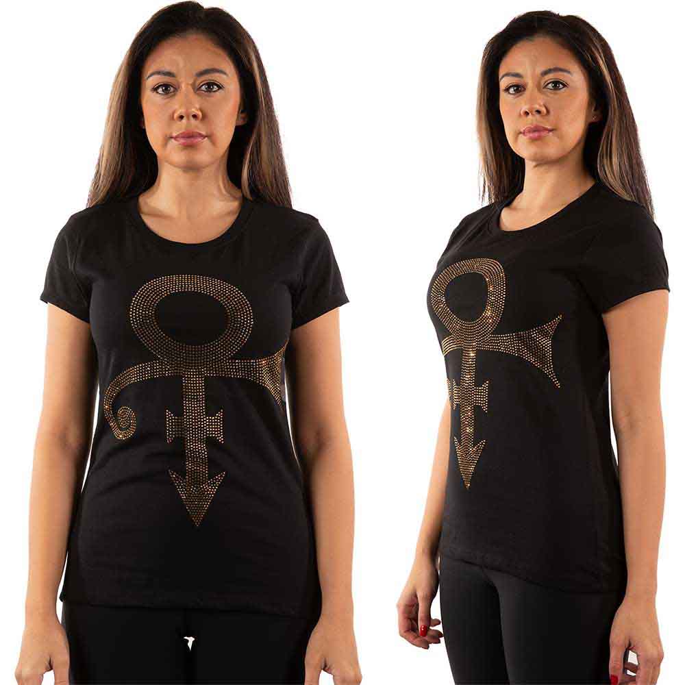 Prince Gold Symbol Womens T Shirt