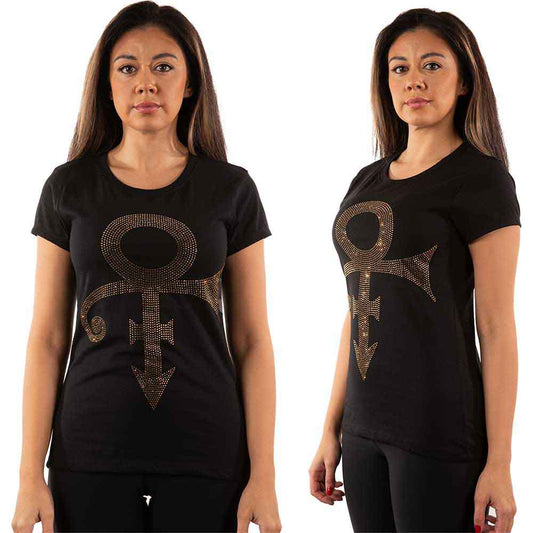 Prince Gold Symbol Womens T Shirt
