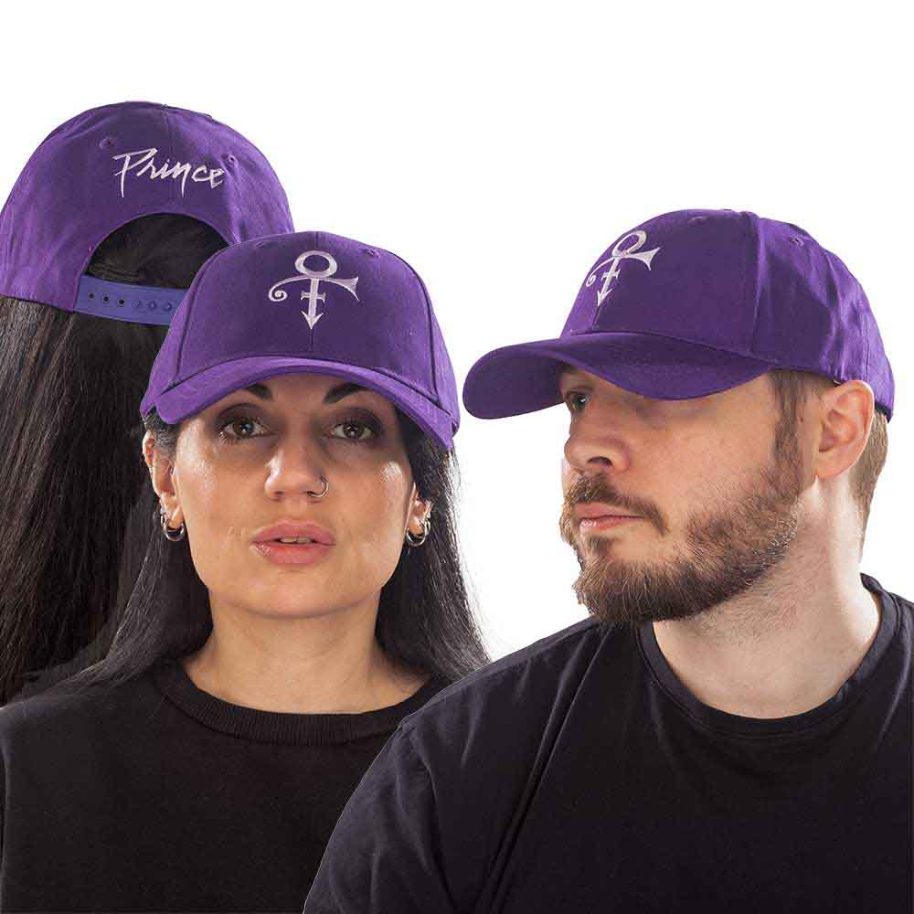 Prince White Symbol Hat Purple