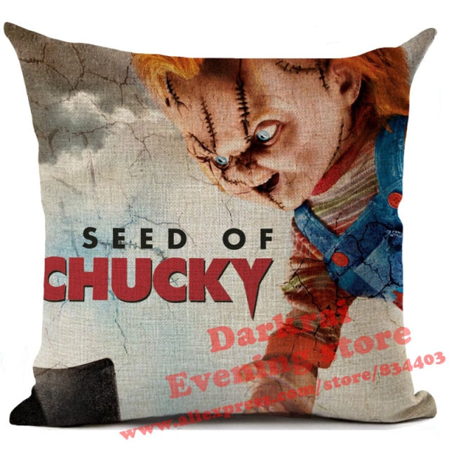 Halloween Horror Cushion Cover Chucky