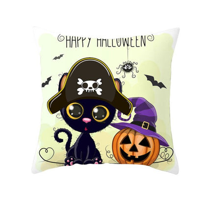 Halloween Pillow Case Halloween Pumpkin Owl Decorative