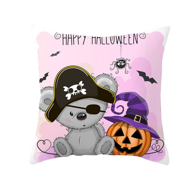 Halloween Pillow Case Halloween Pumpkin Owl Decorative