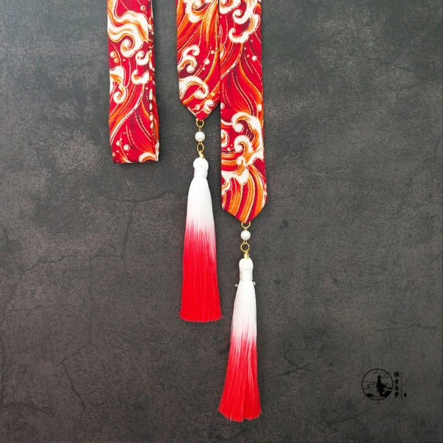 Antique Chinese clothing ribbon embroidery accessorie
