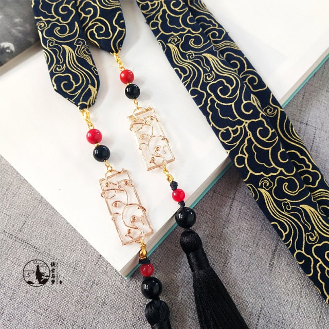 Antique Chinese clothing ribbon embroidery accessorie