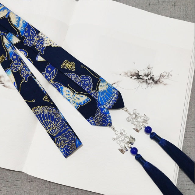 Antique Chinese clothing ribbon embroidery accessorie