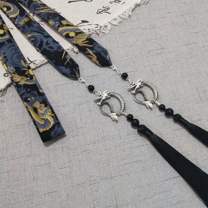 Antique Chinese clothing ribbon embroidery accessorie