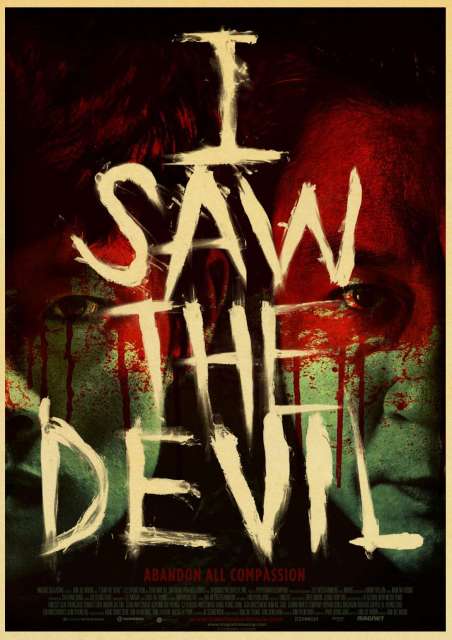 Vintage Saw Classic Horror Movie Poster