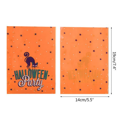 Cute Halloween Themed Pumpkin Candy Bags