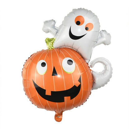 Halloween Pumpkin Ghost Spider Balloons