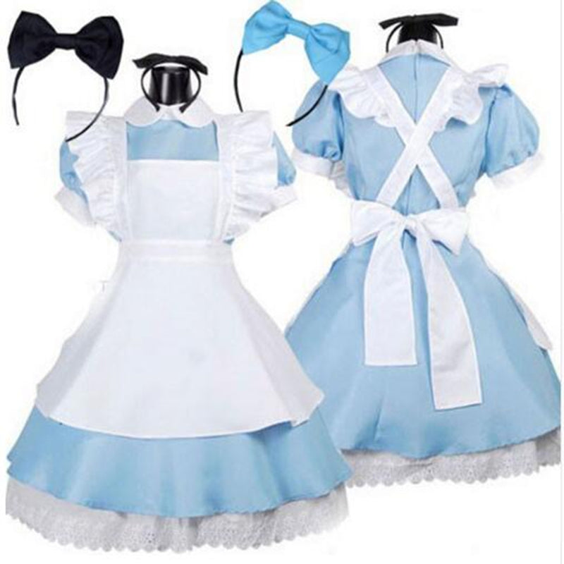 Anime Alice Adventure Party Dress For Halloween
