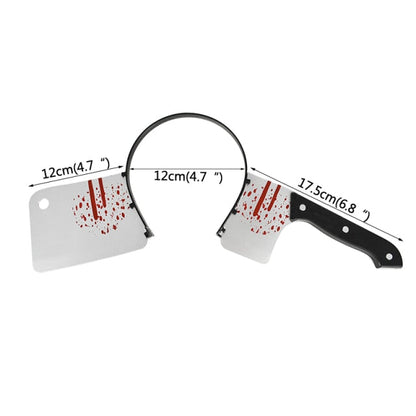 Horror Headband Halloween Decoration Scary Knife