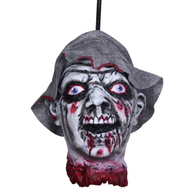Party Decoration Scary Zombie Heads Bloody