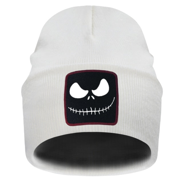 Jack Skellington Print Knitted Cap