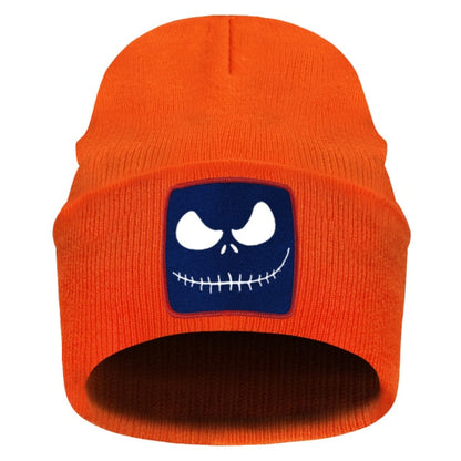 Jack Skellington Print Knitted Cap