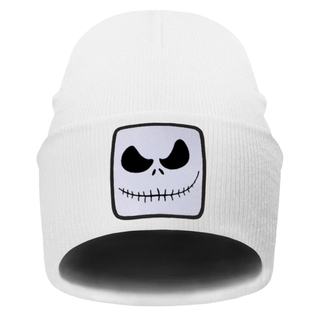 Jack Skellington Print Knitted Cap