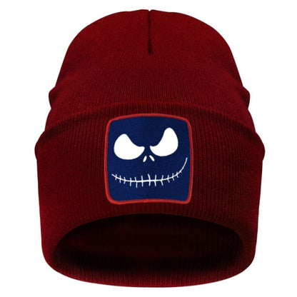 Jack Skellington Print Knitted Cap