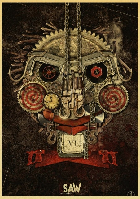 Saw Classic Horror Film Posters