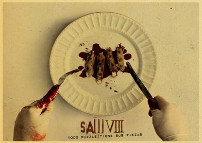 Saw Classic Horror Film Posters