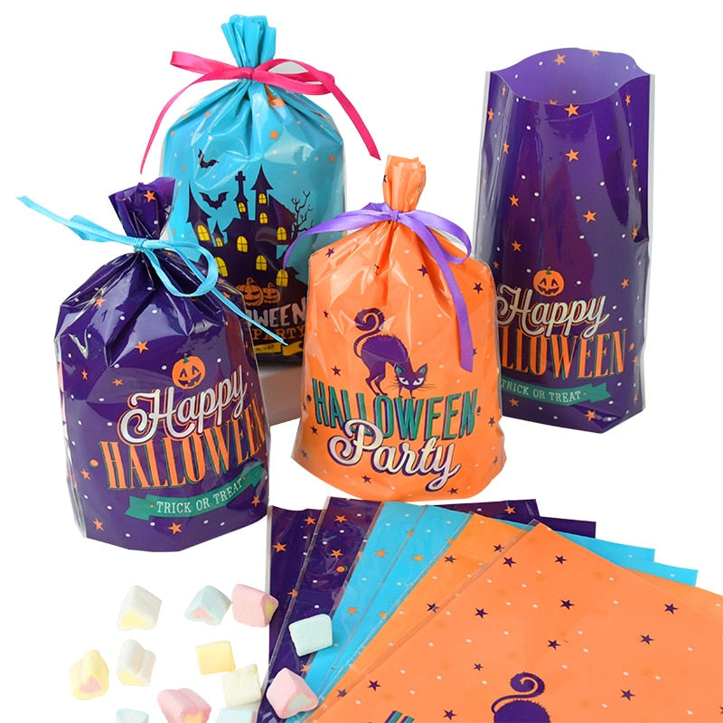 Self-adhesive Plastic Bags Halloween Party