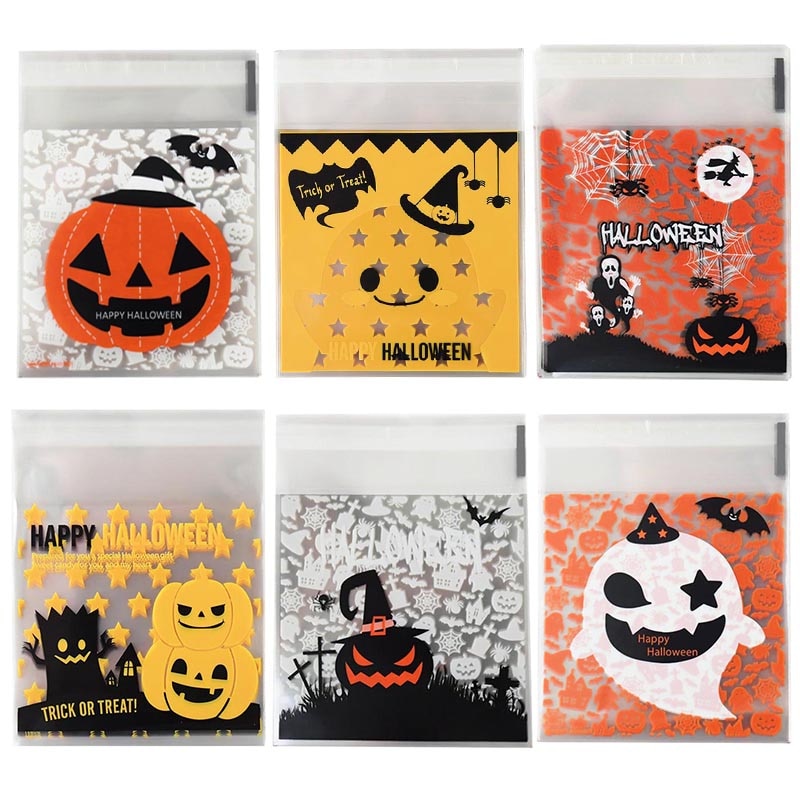 Candy Bag  Pumpkin Ghost Cookie