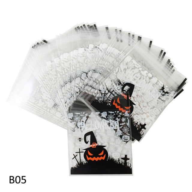 Candy Bag  Pumpkin Ghost Cookie